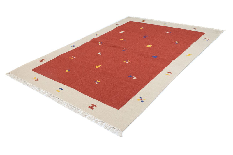 Tapis Kelim - Tendance - 240 x 170 cm - rouille