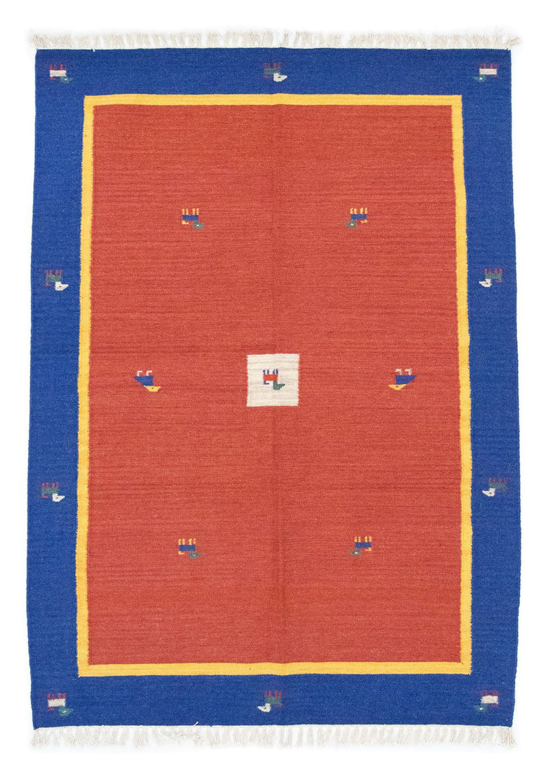 Kelim Teppich - Trendy 200 x 140 cm - orange