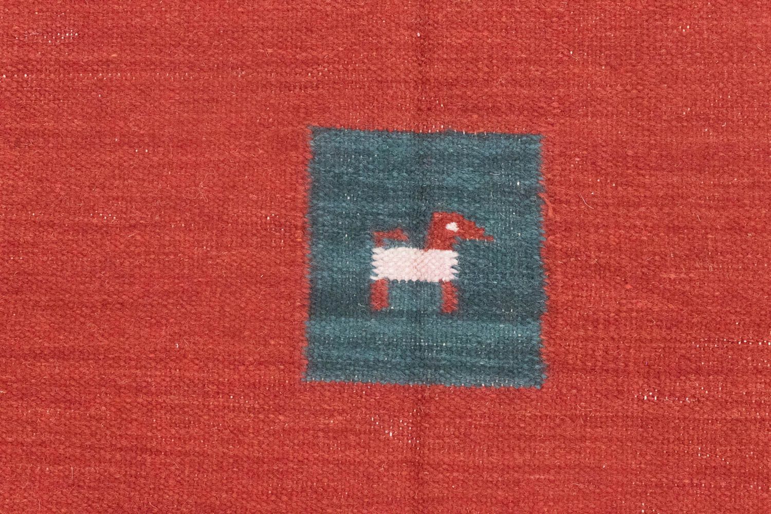 Tapis Kelim - Tendance - 200 x 140 cm - rouge