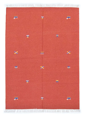 Tapis Kelim - Tendance - 200 x 140 cm - orange