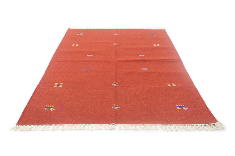 Tapis Kelim - Tendance - 200 x 140 cm - rouge