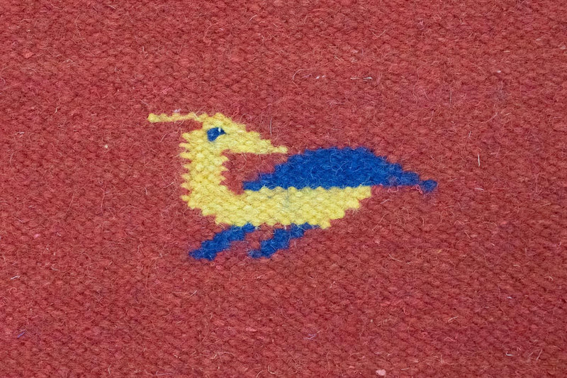 Tapis Kelim - Tendance - 200 x 140 cm - rouge
