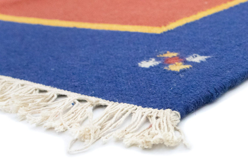 Tapis Kelim - Tendance - 200 x 140 cm - rouge