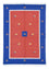 Tapis Kelim - Tendance - 200 x 140 cm - rouge