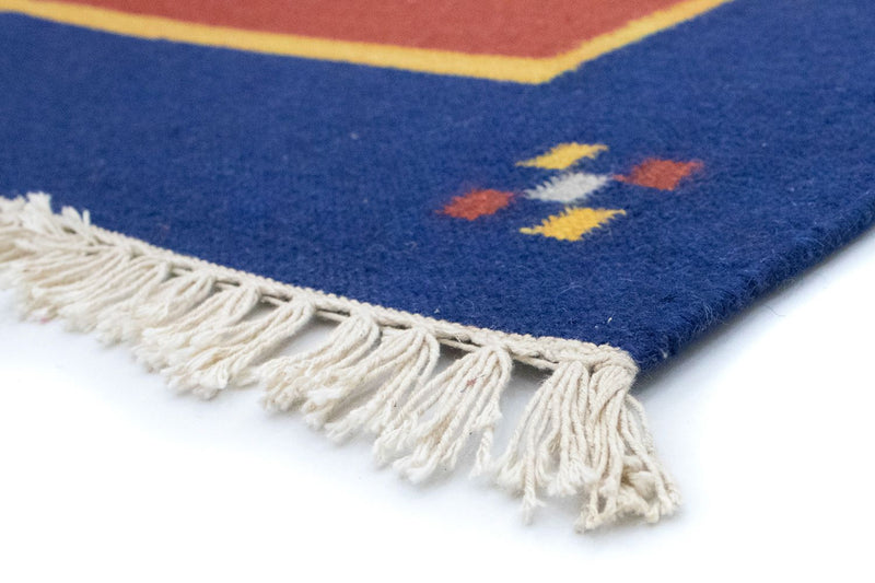 Tapis Kelim - Tendance - 200 x 140 cm - orange