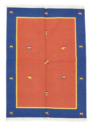 Tapis Kelim - Tendance - 200 x 140 cm - orange