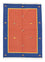 Tapis Kelim - Tendance - 200 x 140 cm - orange
