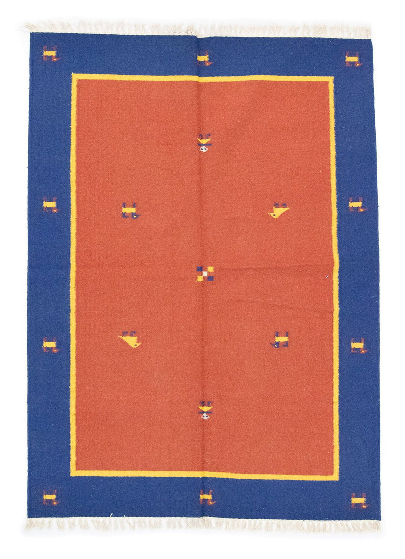 Tapis Kelim - Tendance - 200 x 140 cm - orange