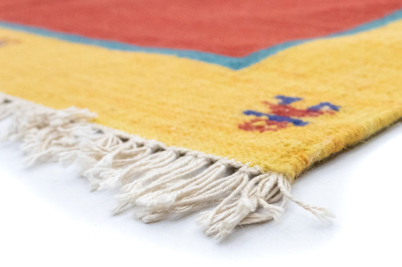 Tapis Kelim - Tendance - 200 x 140 cm - rouge