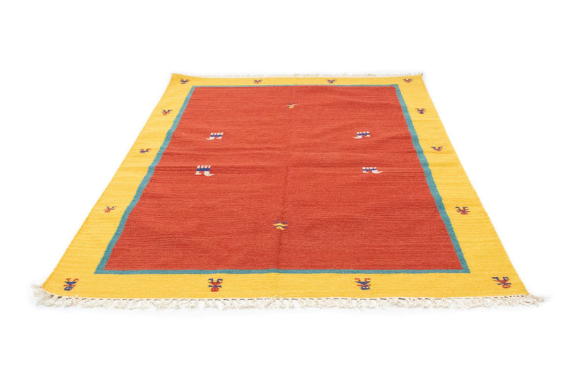 Tapis Kelim - Tendance - 200 x 140 cm - rouge
