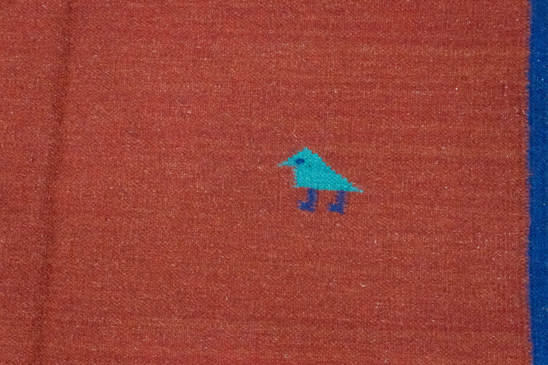 Tapis Kelim - Tendance - 200 x 140 cm - orange