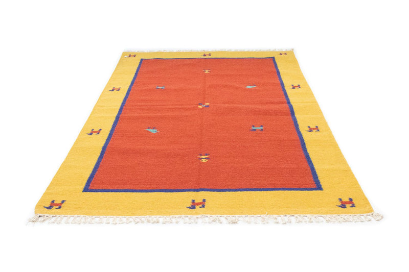 Tapis Kelim - Tendance - 200 x 140 cm - orange