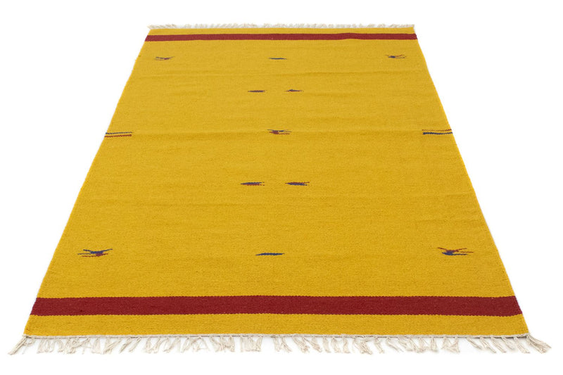 Tapis Kelim - Tendance - 180 x 120 cm - jaune