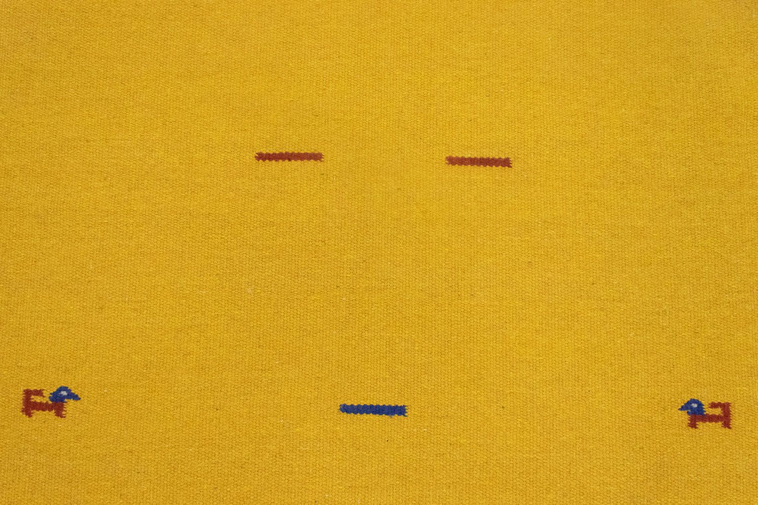 Tapis Kelim - Tendance - 180 x 120 cm - jaune