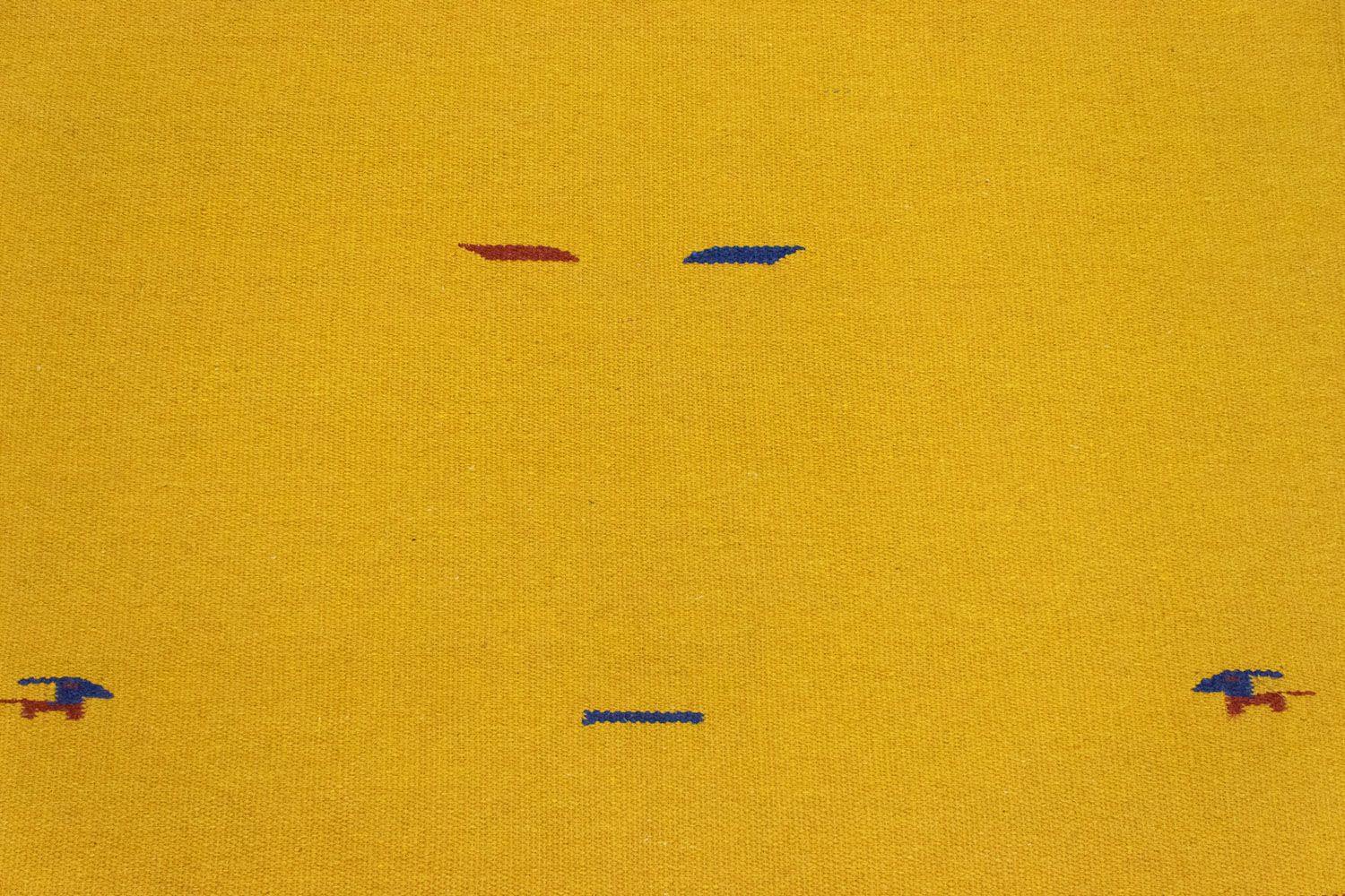 Tapis Kelim - Tendance - 180 x 120 cm - jaune