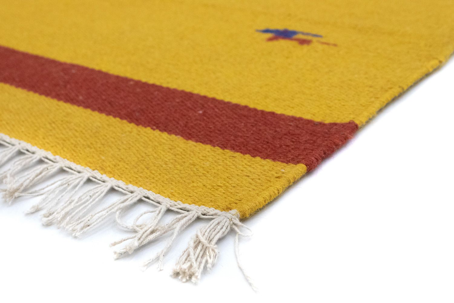 Tapis Kelim - Tendance - 180 x 120 cm - jaune