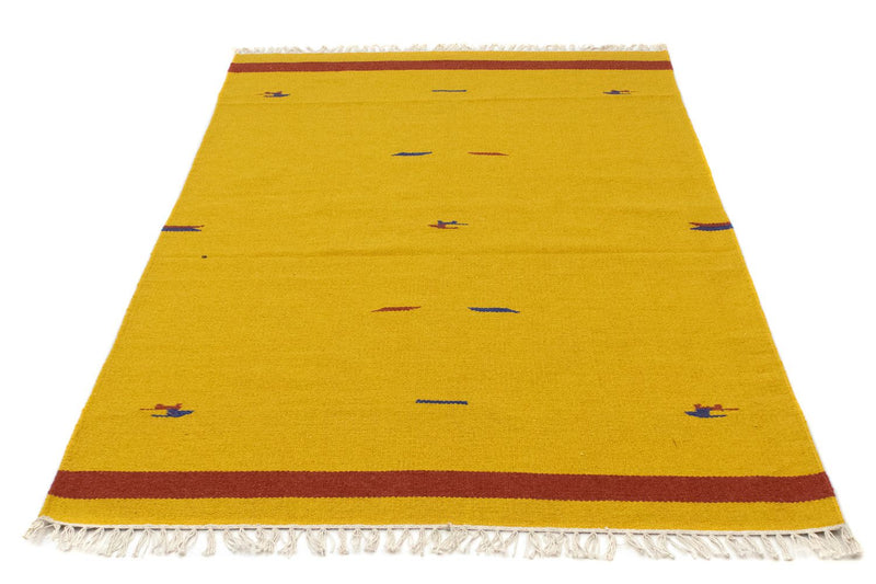 Tapis Kelim - Tendance - 180 x 120 cm - jaune