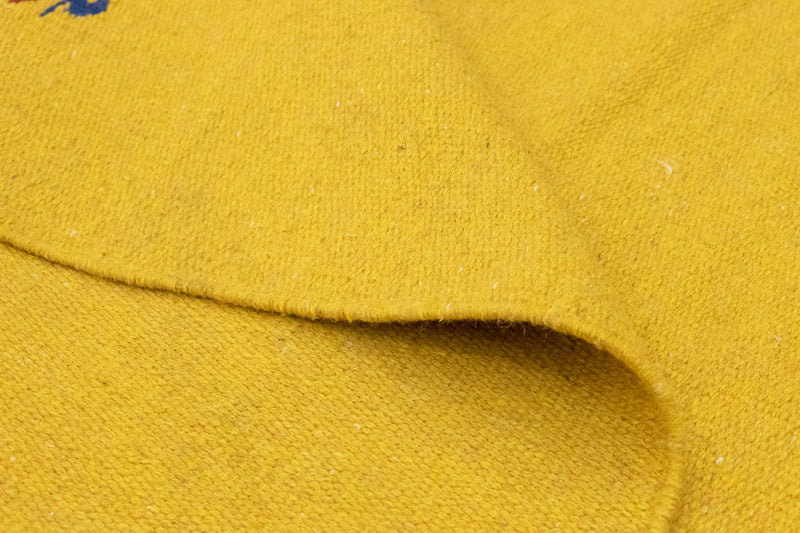 Tapis Kelim - Tendance - 180 x 120 cm - jaune