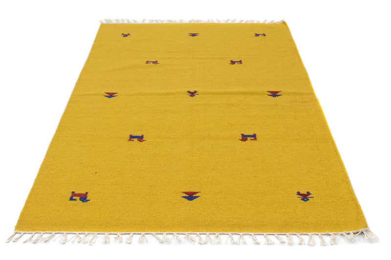Tapis Kelim - Tendance - 180 x 120 cm - jaune