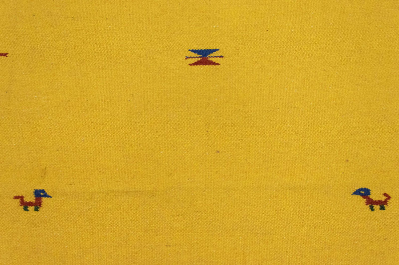 Tapis Kelim - Tendance - 180 x 120 cm - jaune