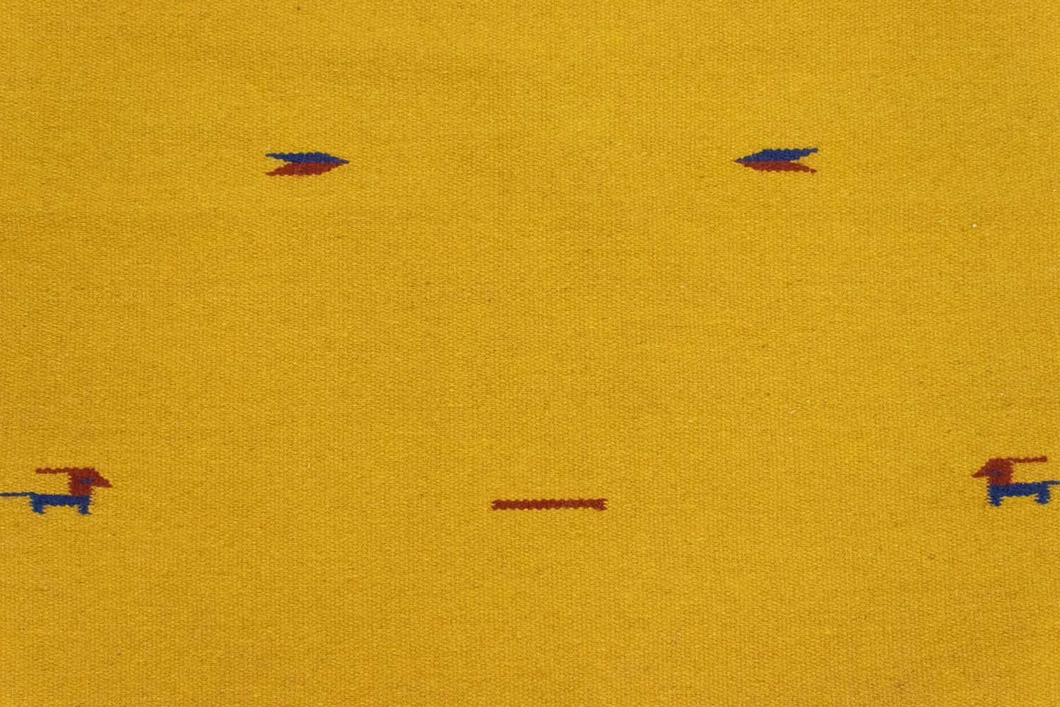 Tapis Kelim - Tendance - 180 x 120 cm - jaune