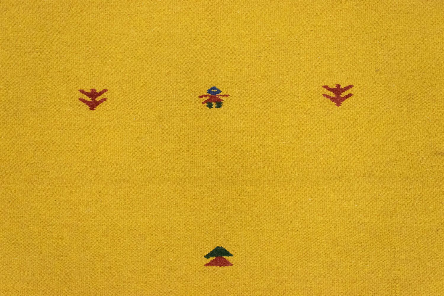 Tapis Kelim - Tendance - 180 x 120 cm - jaune