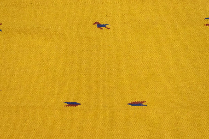 Tapis Kelim - Tendance - 180 x 120 cm - jaune