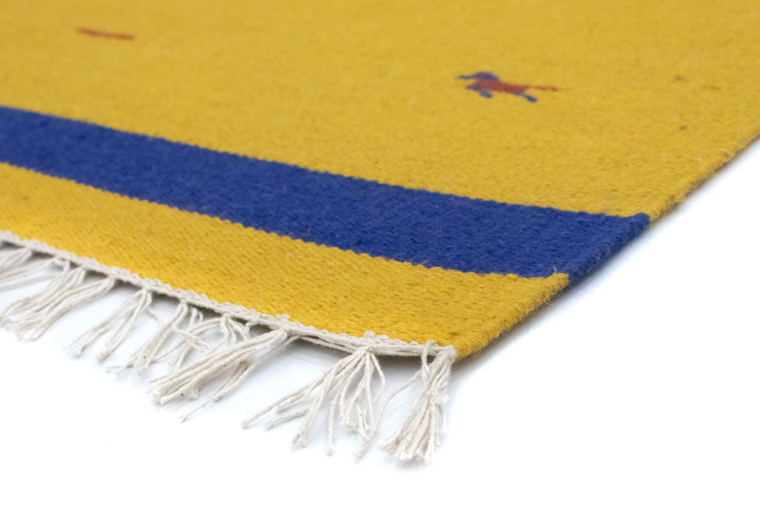Tapis Kelim - Tendance - 180 x 120 cm - jaune
