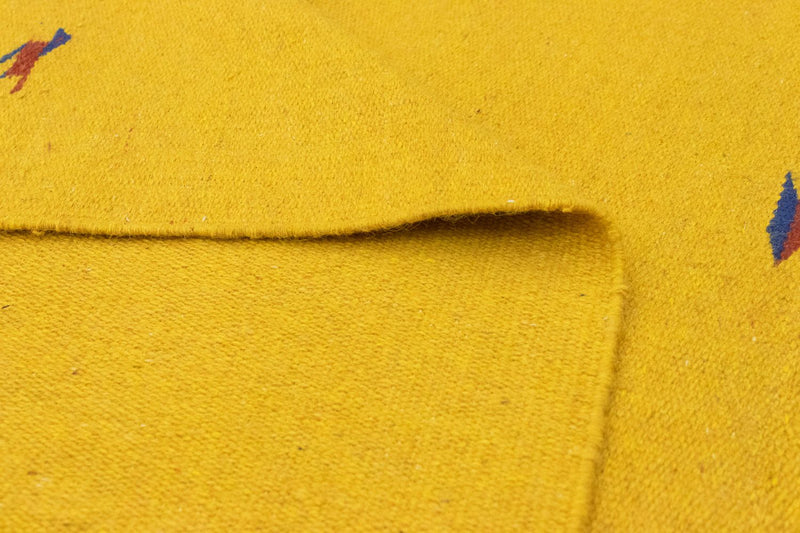Tapis Kelim - Tendance - 180 x 120 cm - jaune