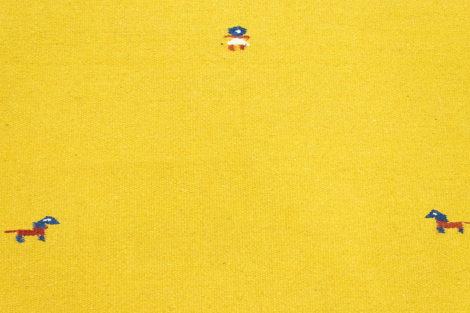 Tapis Kelim - Tendance - 180 x 120 cm - jaune