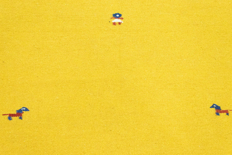 Tapis Kelim - Tendance - 180 x 120 cm - jaune