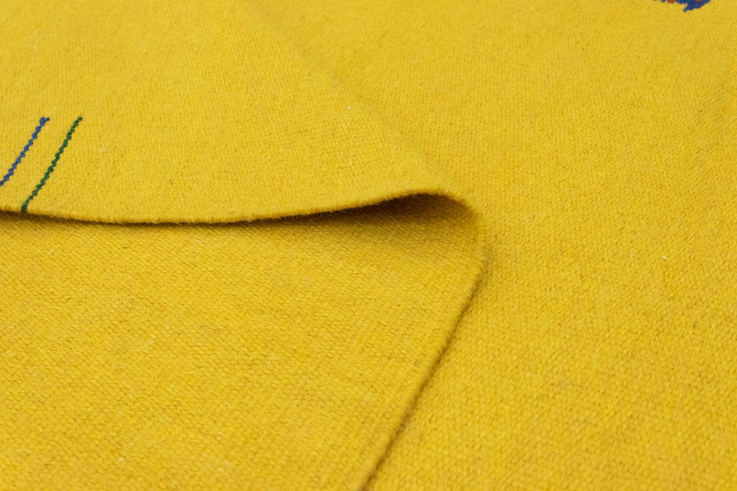 Tapis Kelim - Tendance - 180 x 120 cm - jaune
