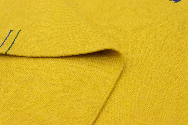 Tapis Kelim - Tendance - 180 x 120 cm - jaune