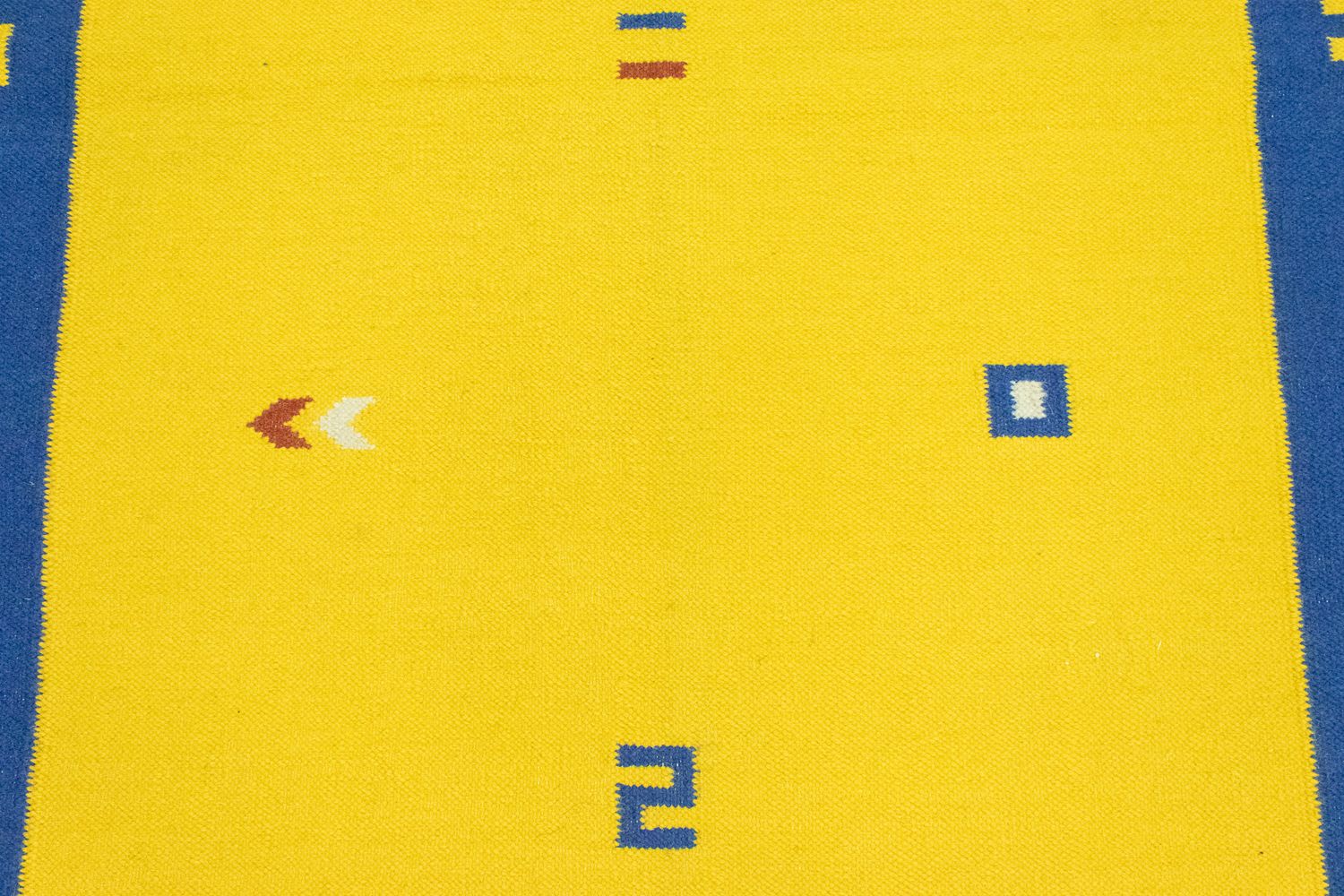 Tapis Kelim - Tendance - 180 x 120 cm - jaune