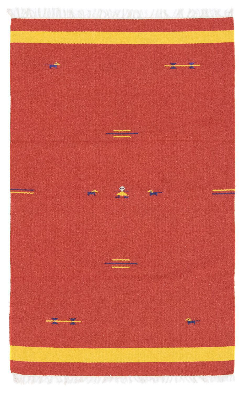 Kelim Teppich - Trendy 180 x 120 cm - rot