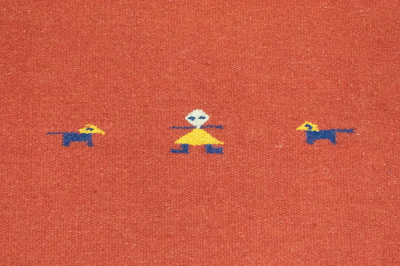 Kelim Teppich - Trendy 180 x 120 cm - rot