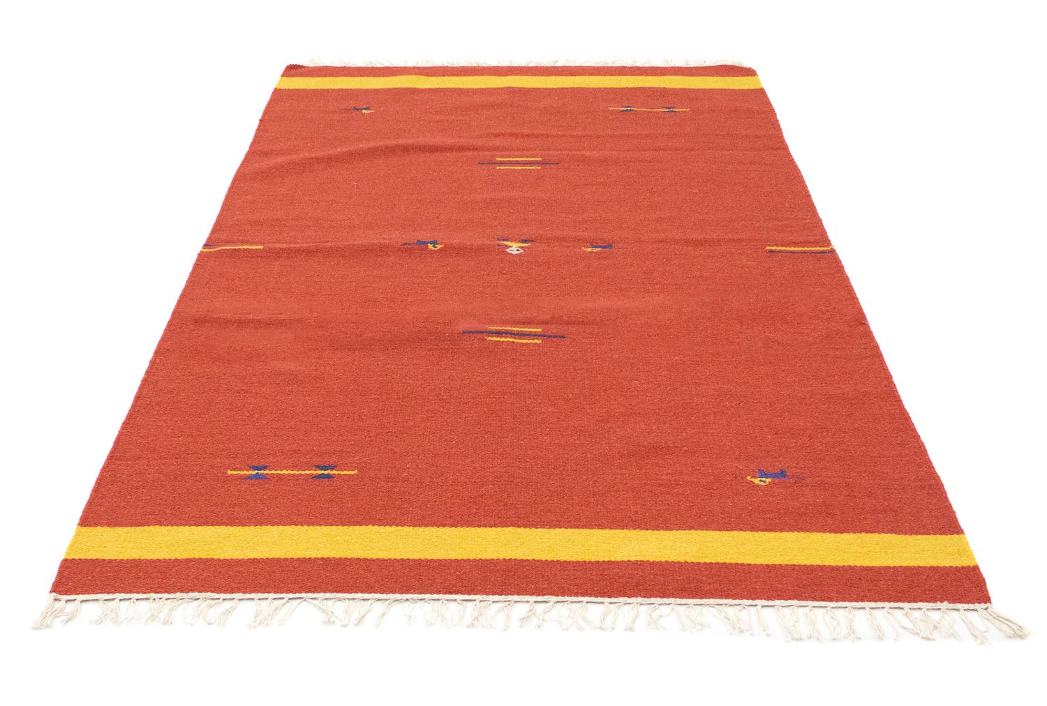 Kelim Teppich - Trendy 180 x 120 cm - rot
