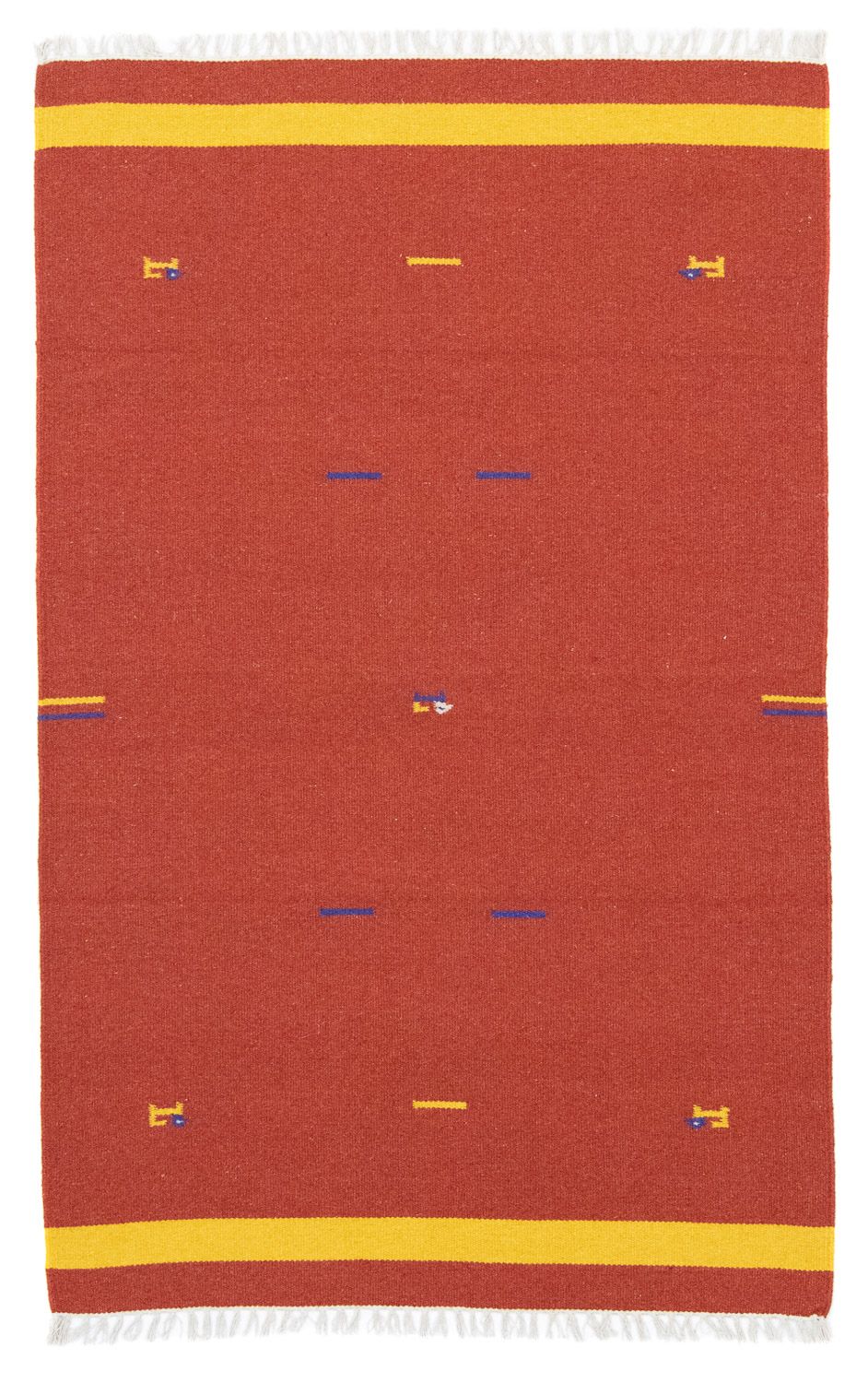 Tapis Kelim - Tendance - 180 x 120 cm - rouge
