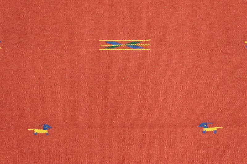Tapis Kelim - Tendance - 180 x 120 cm - rouge