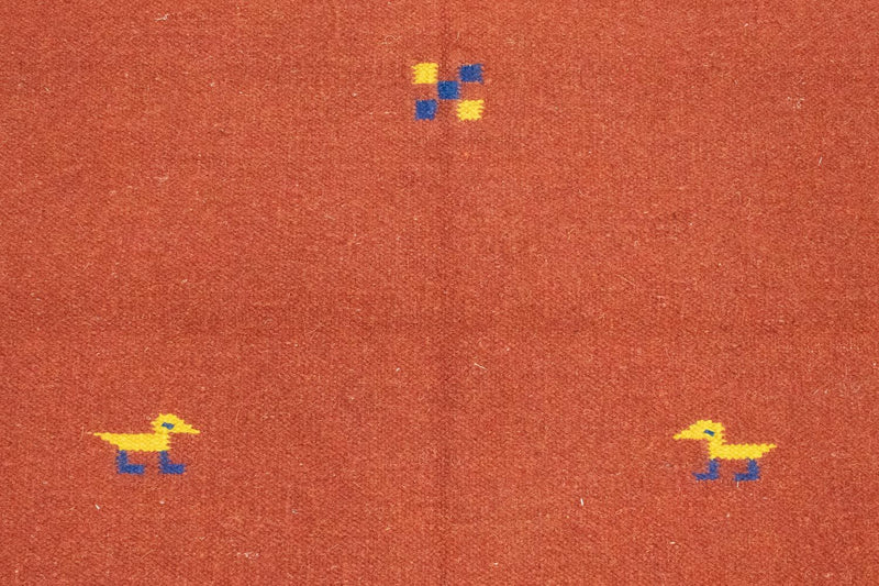 Tapis Kelim - Tendance - 180 x 120 cm - rouge