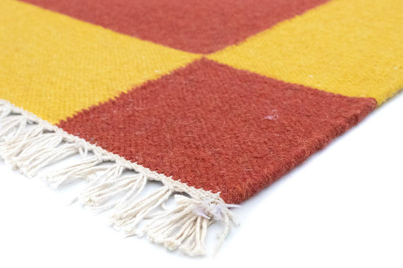 Tapis Kelim - Tendance - 180 x 120 cm - rouge