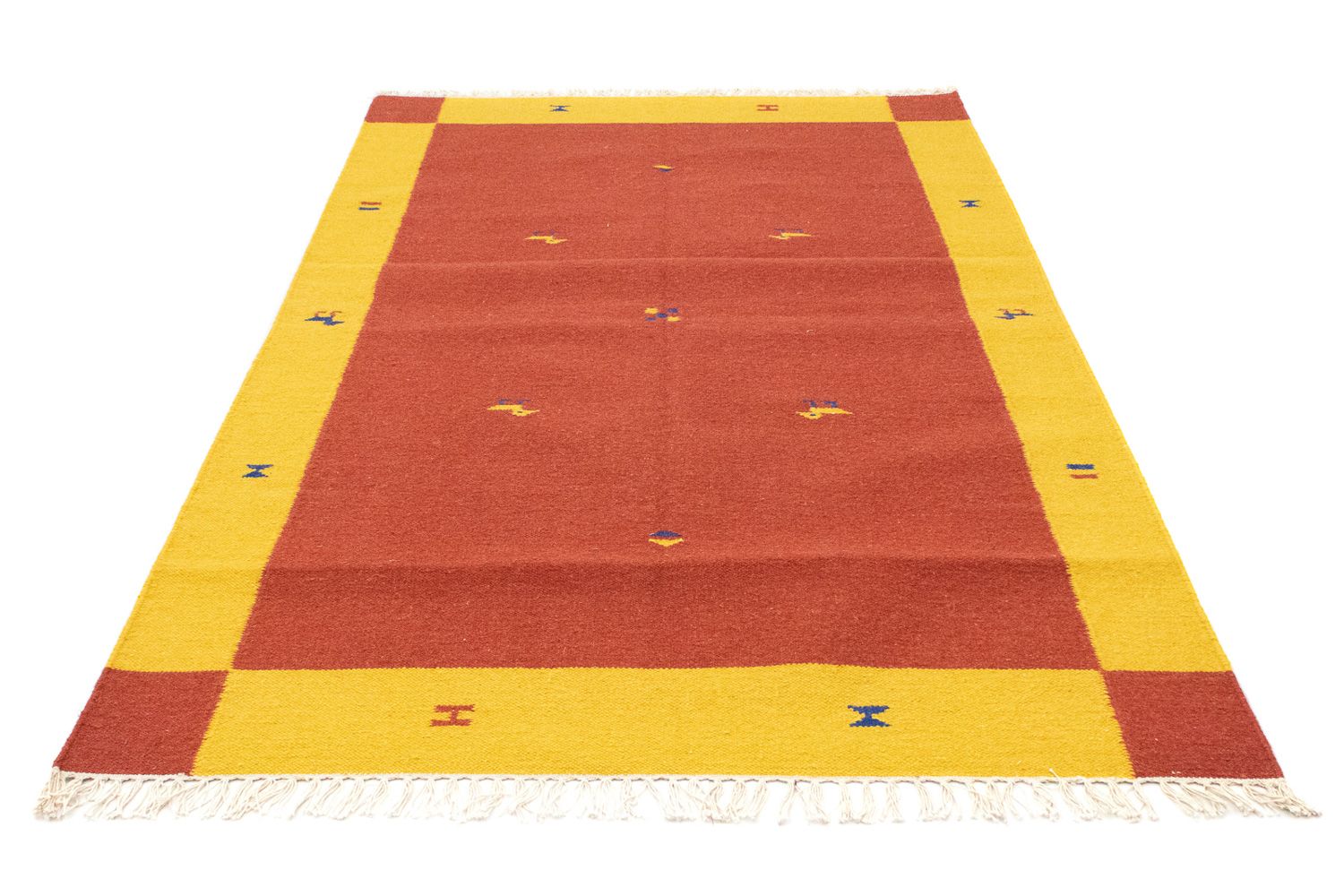 Tapis Kelim - Tendance - 180 x 120 cm - rouge