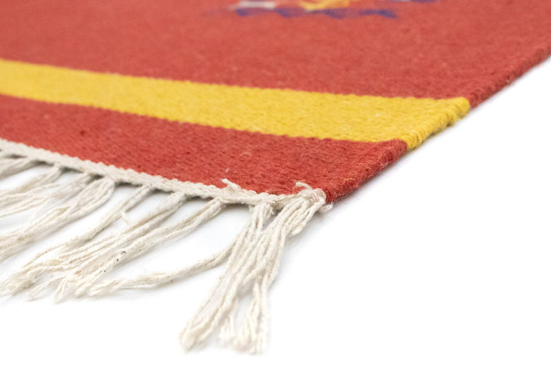 Tapis Kelim - Tendance - 180 x 120 cm - rouge