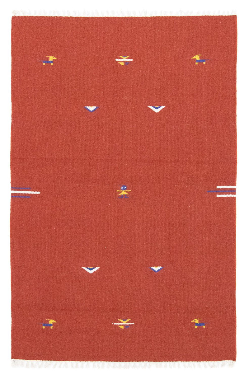 Tapis Kelim - Tendance - 180 x 120 cm - rouge
