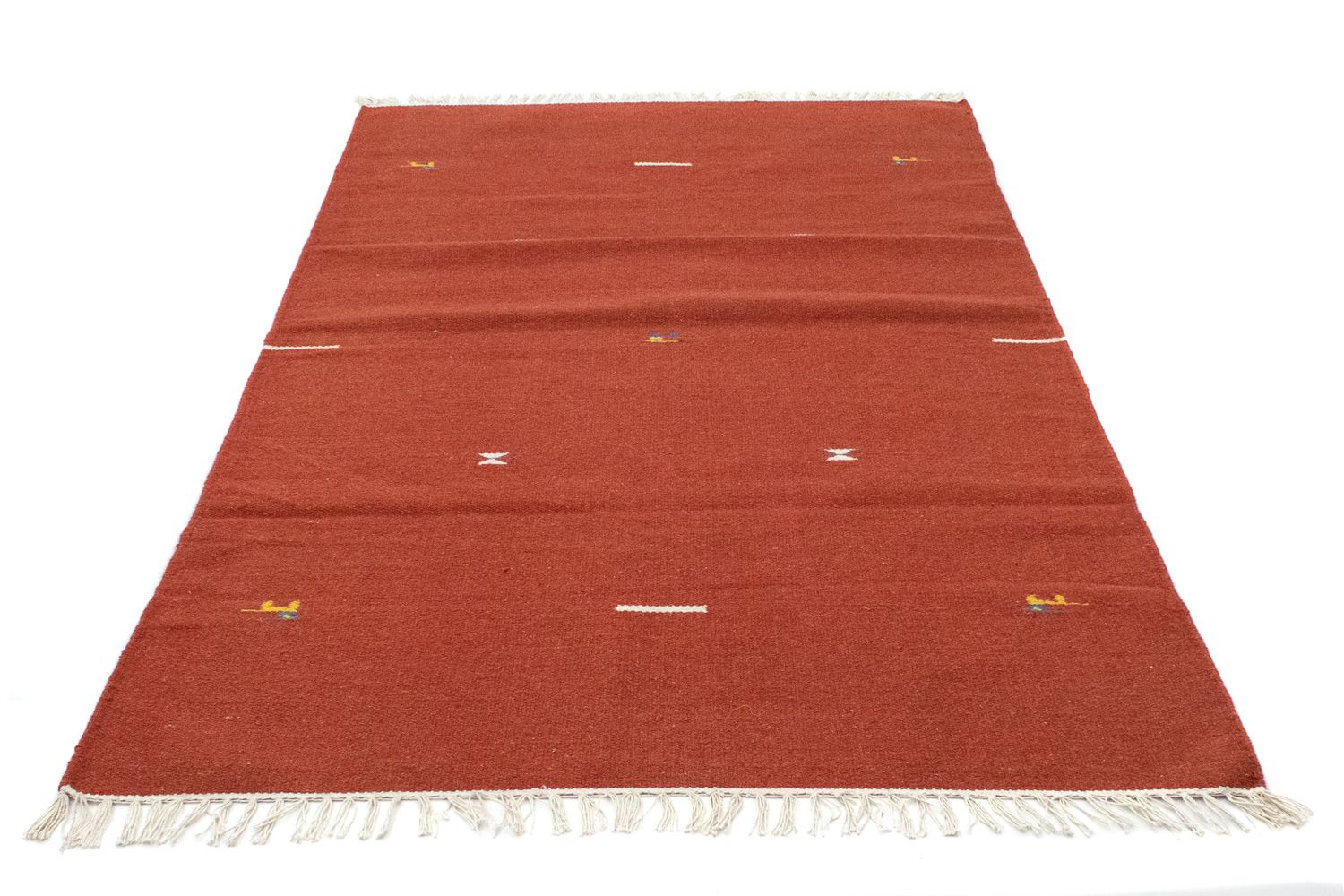 Tapis Kelim - Tendance - 180 x 120 cm - rouge