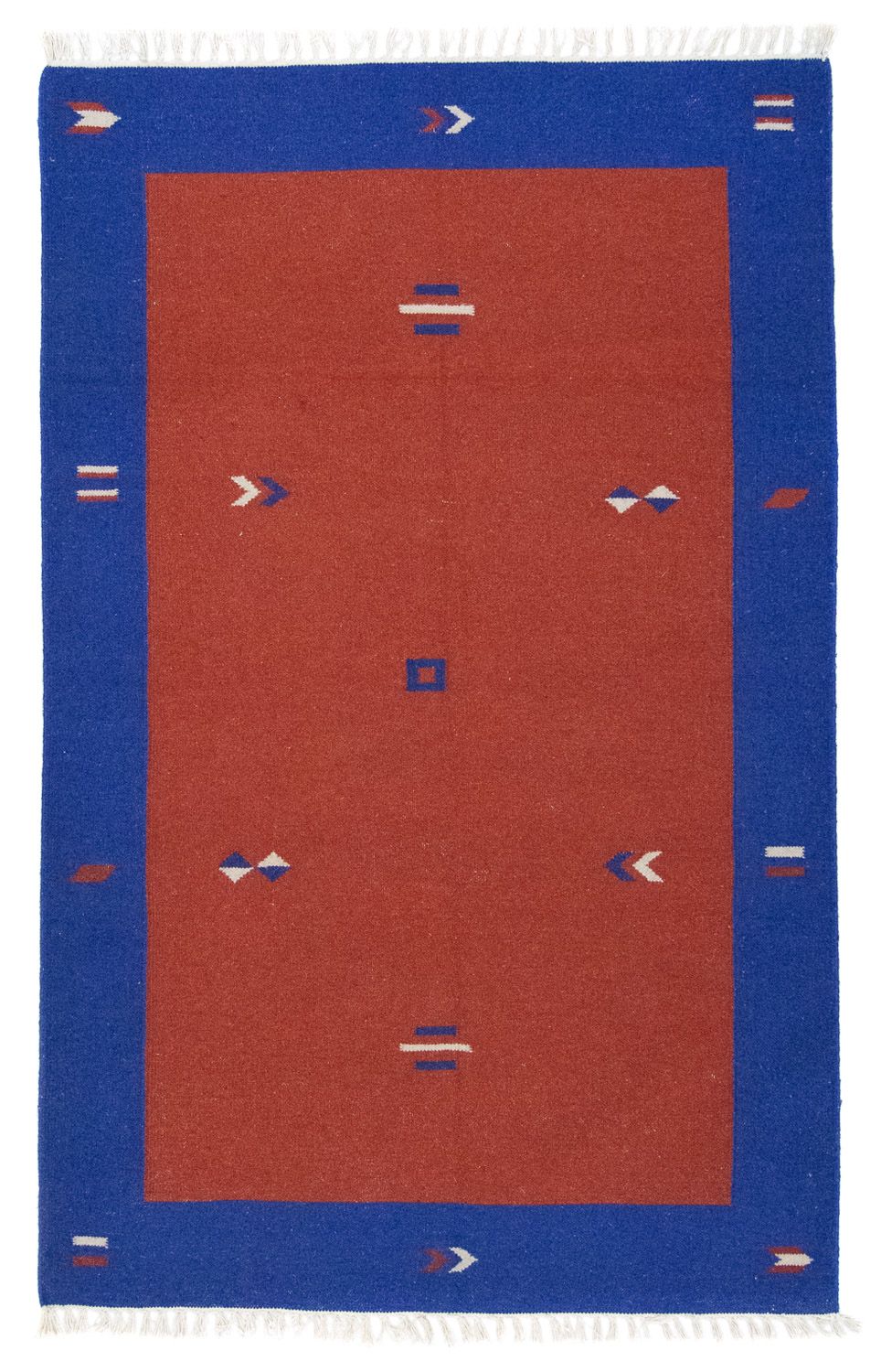 Tapis Kelim - Tendance - 180 x 120 cm - rouge