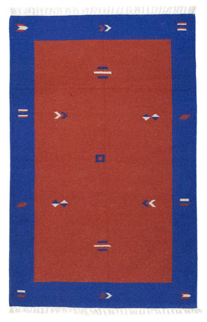 Tapis Kelim - Tendance - 180 x 120 cm - rouge