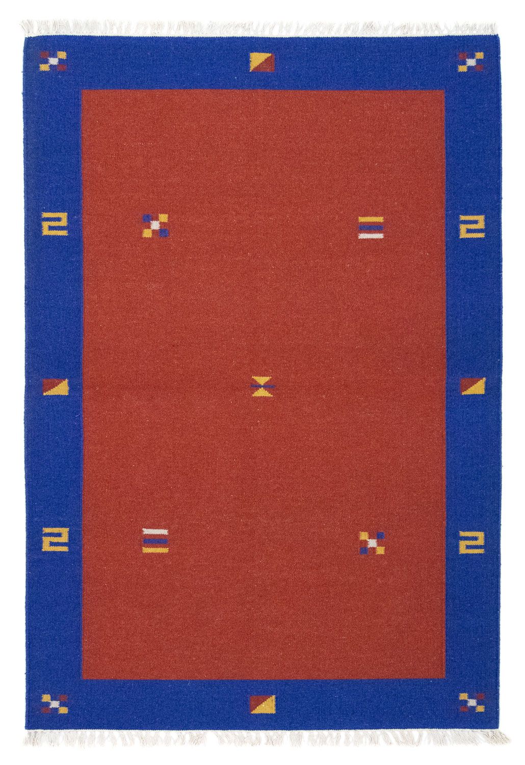 Tapis Kelim - Tendance - 180 x 120 cm - rouge