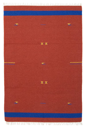 Tapis Kelim - Tendance - 180 x 120 cm - rouge