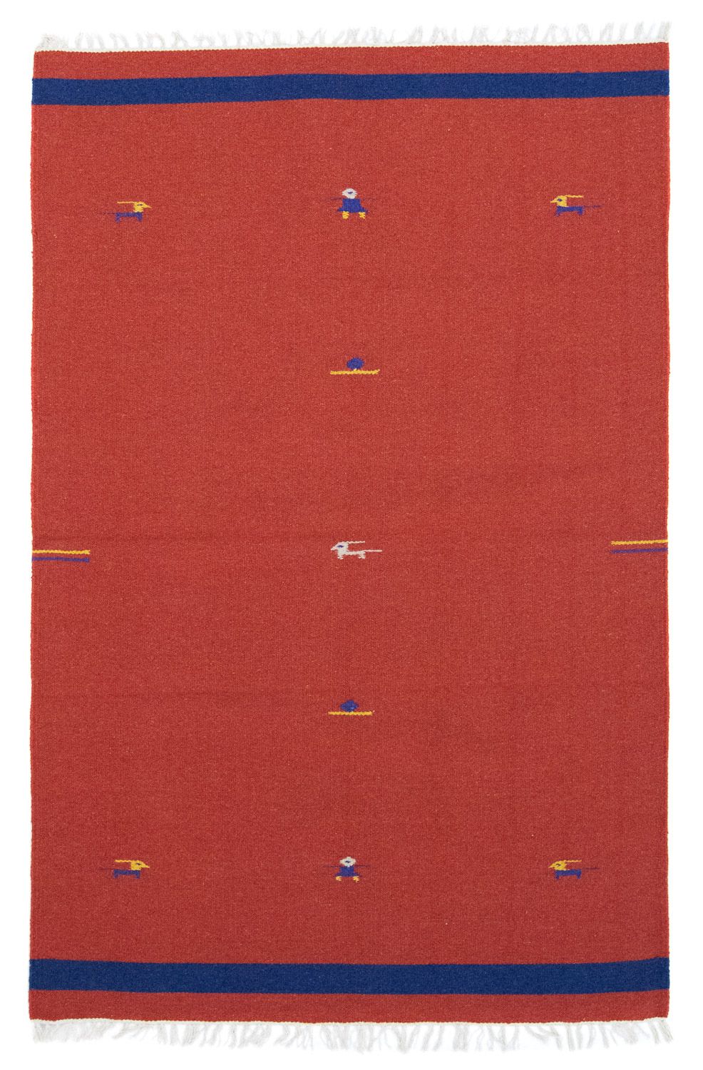 Tapis Kelim - Tendance - 180 x 120 cm - rouge